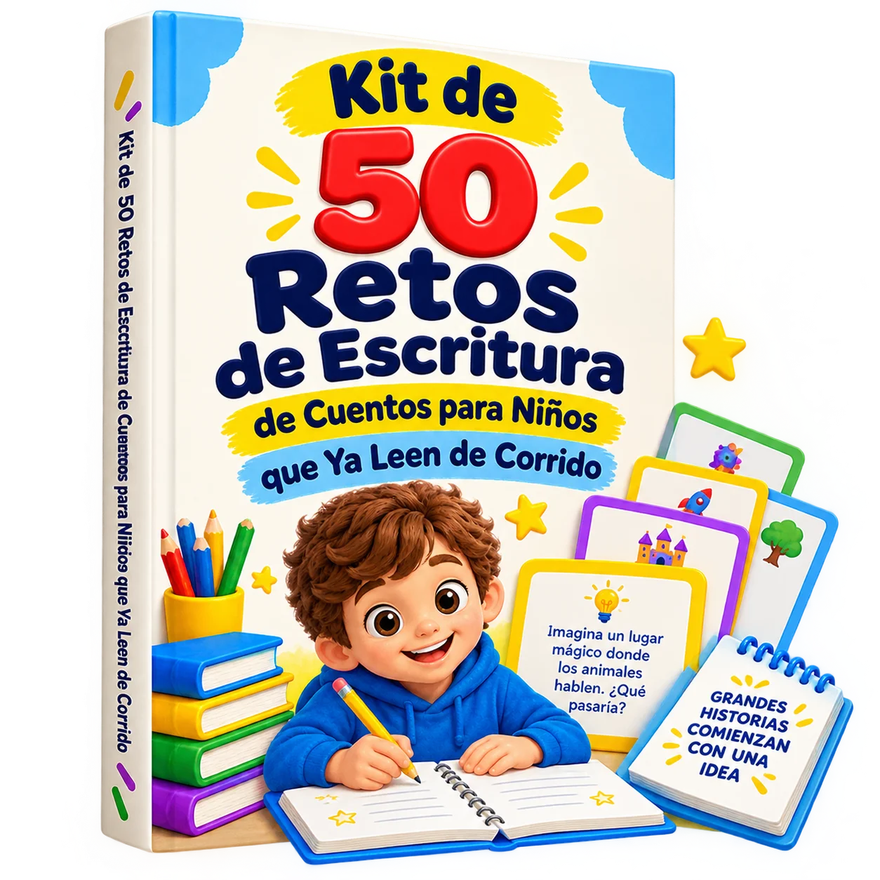 Kit de 50 Retos de Escritura de Cuentos